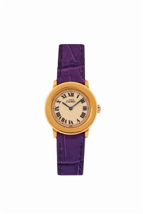 orologio cartier placato oro|cartier orologi di donna.